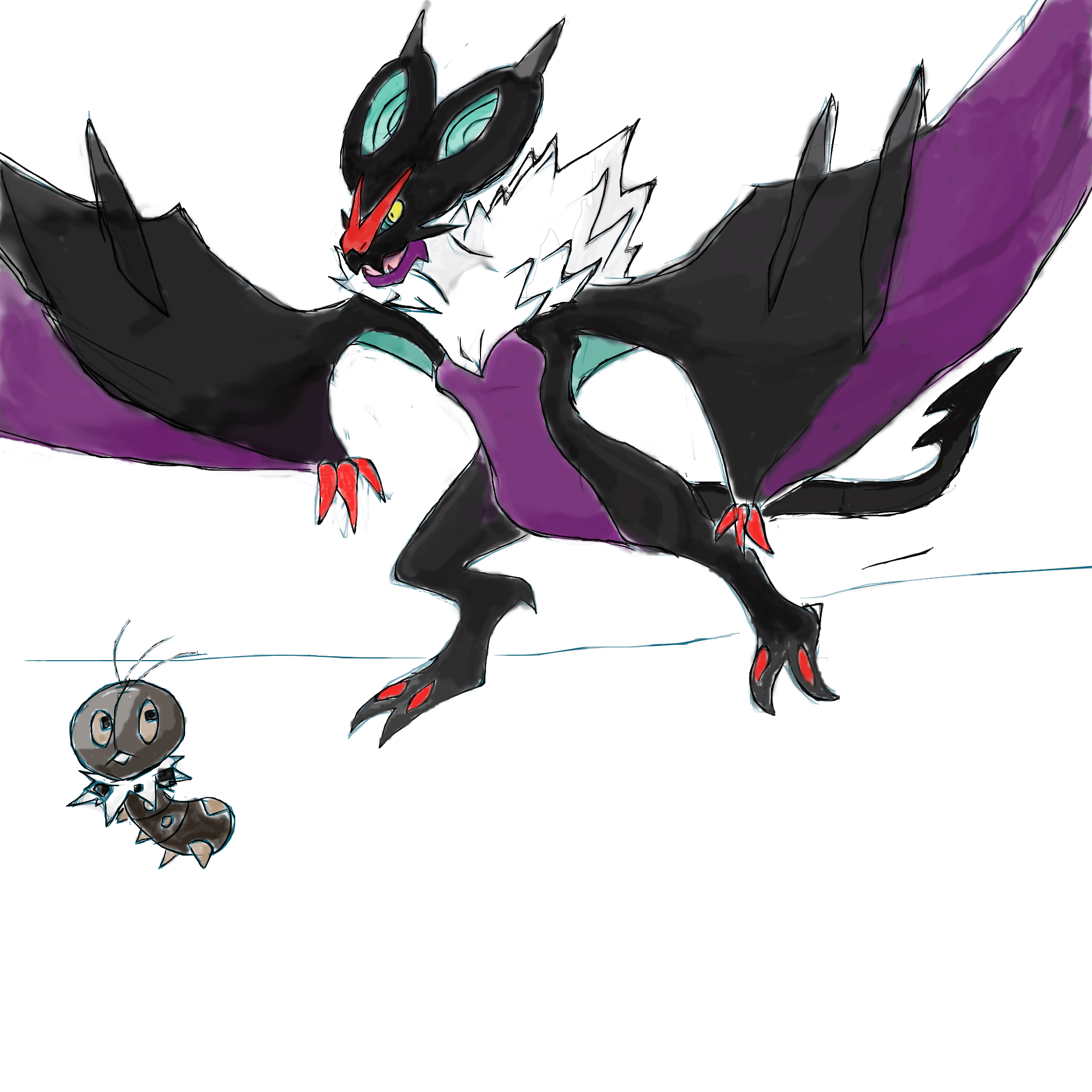 noivern and scatterbug