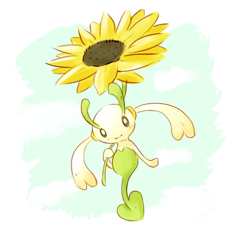 sunflower floette. Pokemon 2. Sunflowers and Pokémon