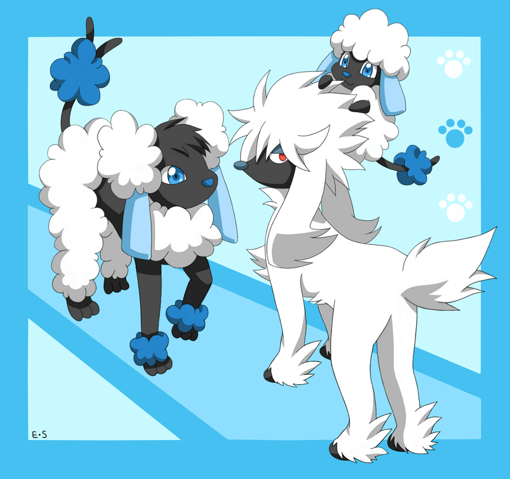 Furfrou, Spudle And Hydrudle By Endless Rainfall