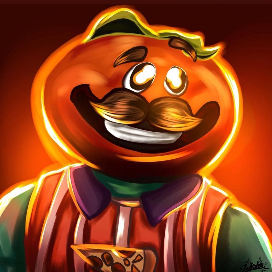 Awesome tomato head fan art! Credit: zwqst_artz (twitter) #fortnite