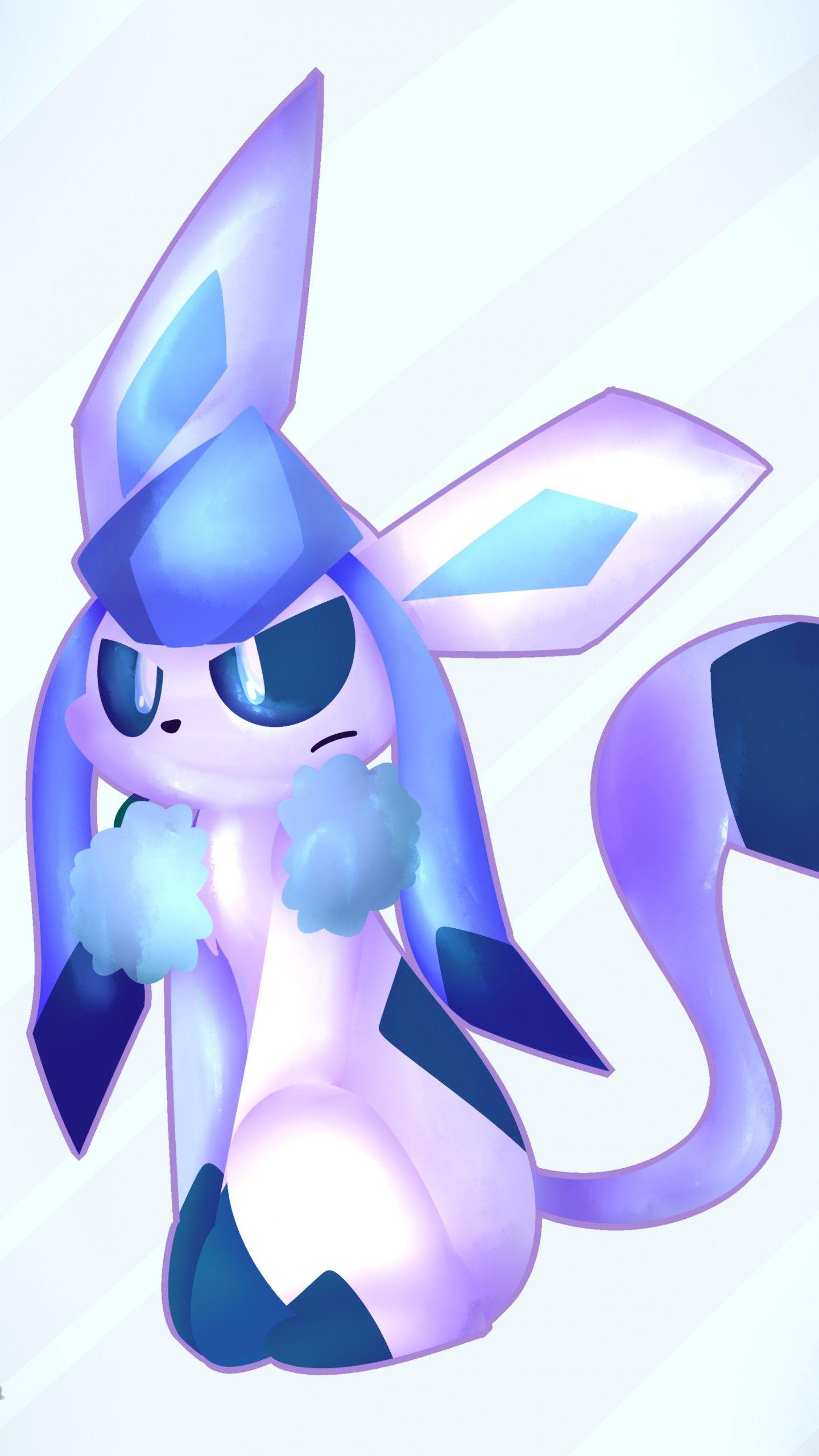 Download Wallpaper 1440x2560 Glaceon smogon, Glaceon pokemon go