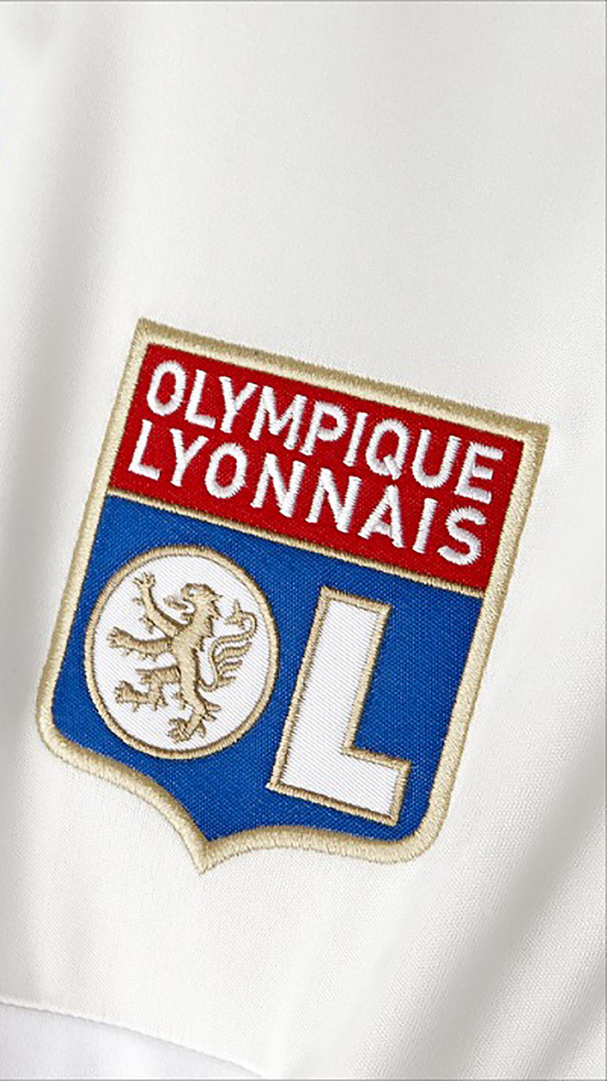 Olympique Lyonnais, Logo 1 Wallpaper for iPhone X, 6
