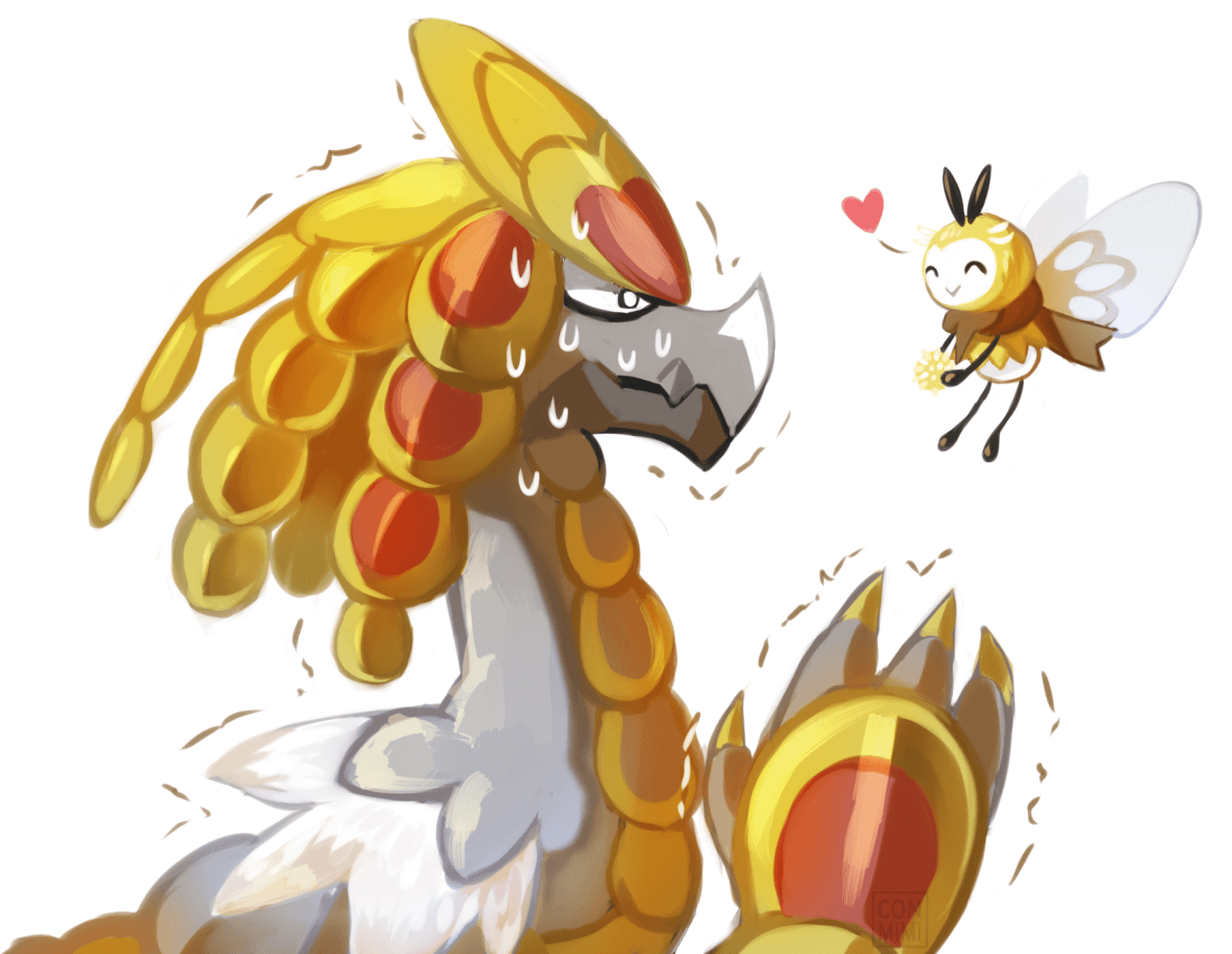 Ribombee And Kommo O. Pokemon 3. Pokémon, Pokemon Sun