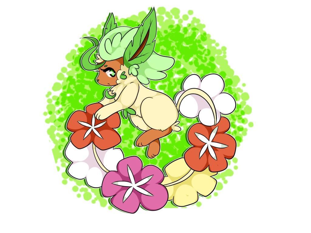 My Hobby Is Pokémon Fusions. Meet A Comfey Leafeon