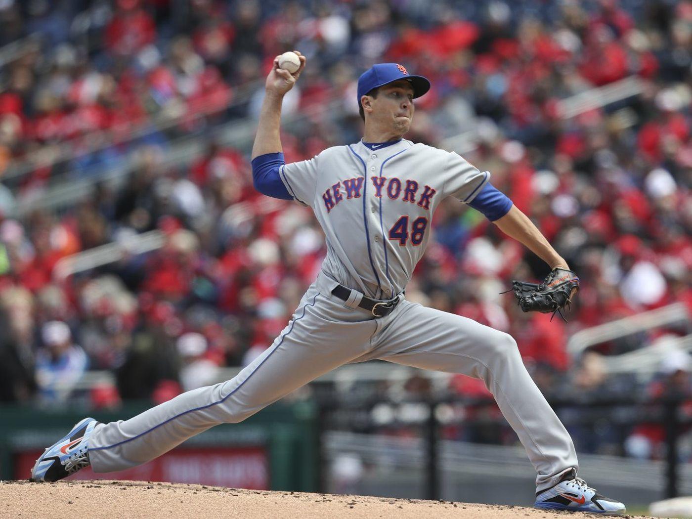 Mets' Jacob deGrom finds way through difficult sixth inning: 'He