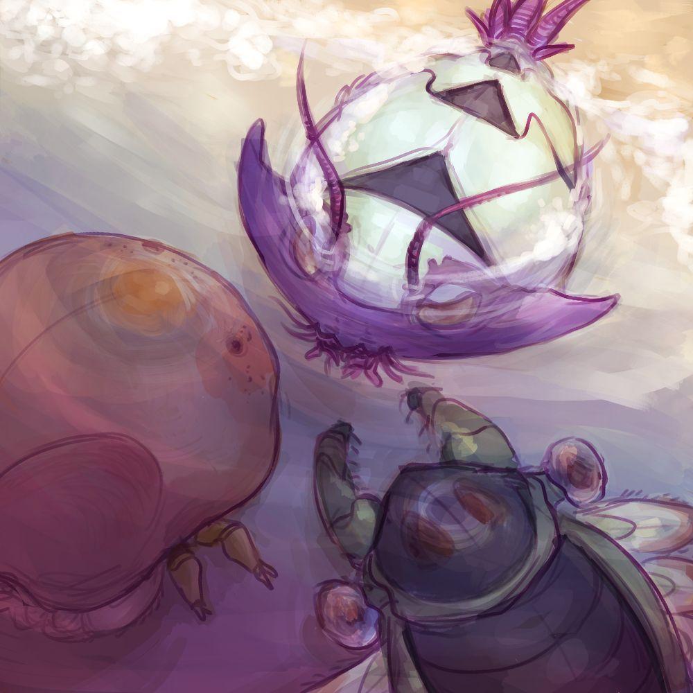Kabuto, Wimpod, and Anorith by Aedeagus. Teh Pokemanz
