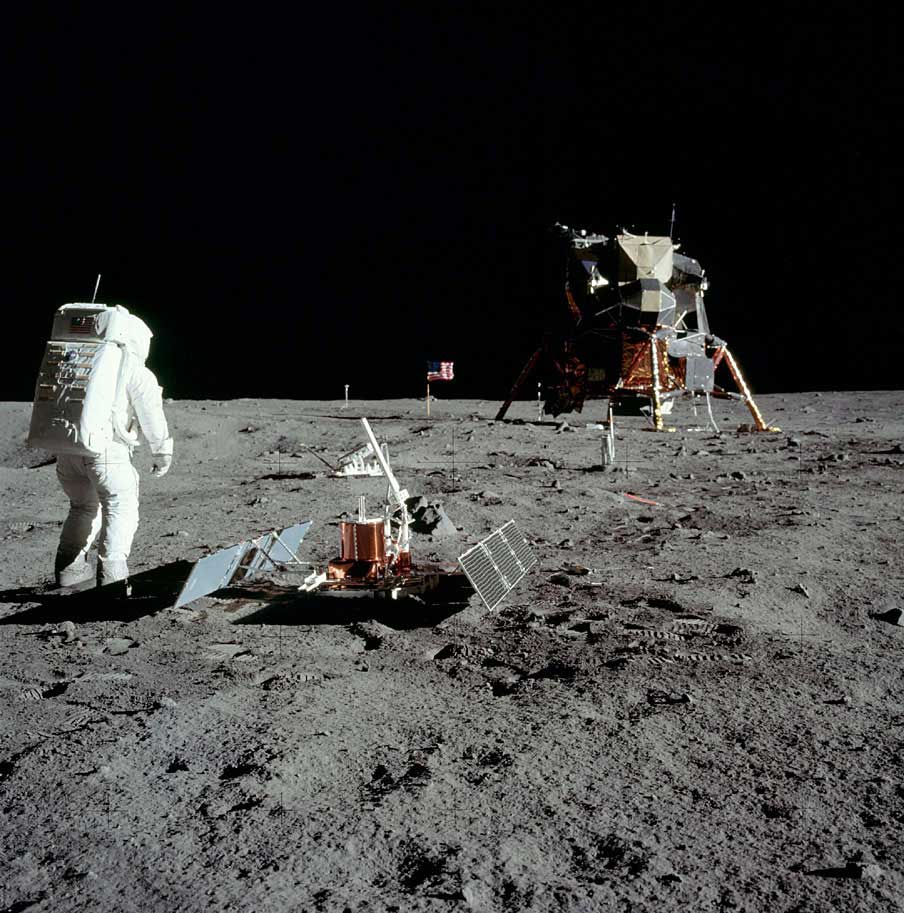 A Man on the Moon Photographs. The Most Influential Image
