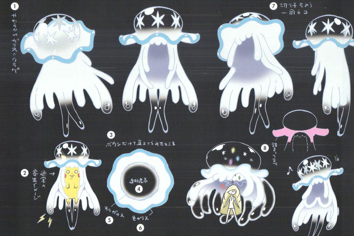 Pokémon Sun and Moon concept art shows their weirdest Pokémon are