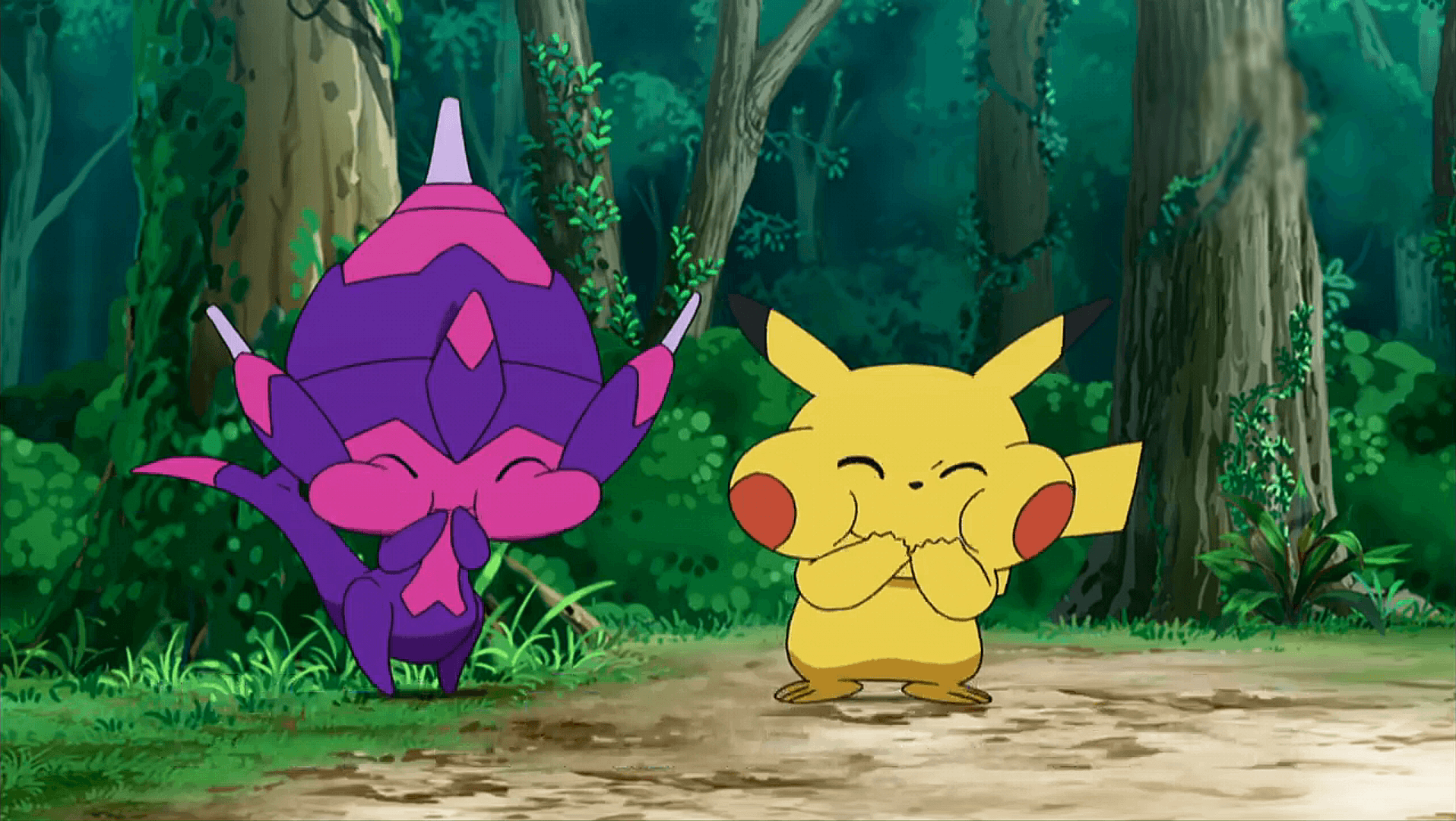 SM067: Love at First Twirl!. Pokémon