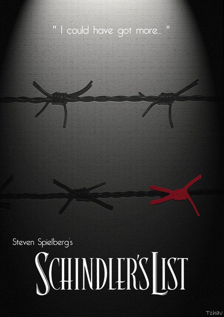 Schindler's List Minimalist Poster by Tchav. Schindler's List