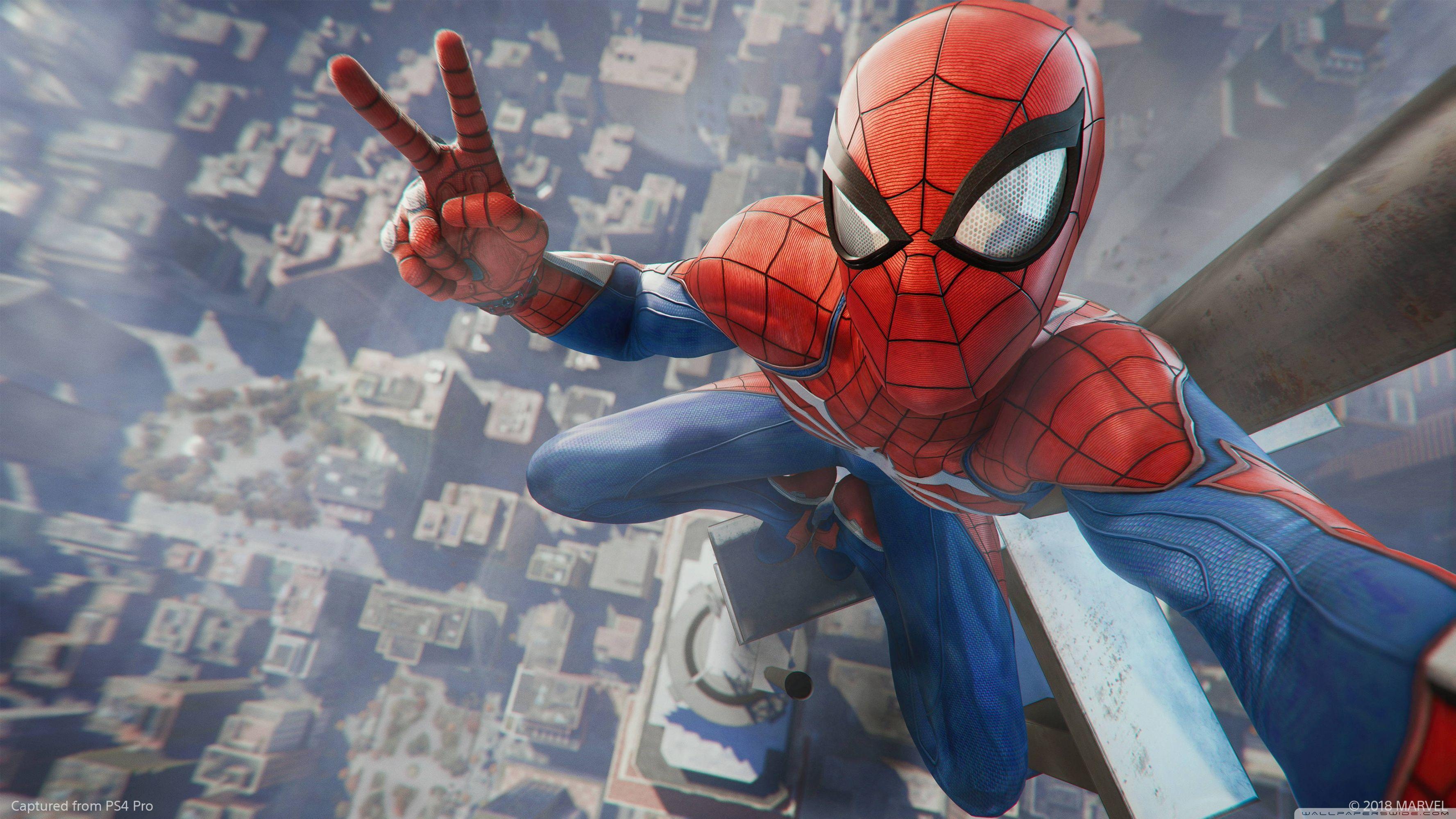 Spider Man Selfie ❤ 4K HD Desktop Wallpaper for 4K Ultra HD TV