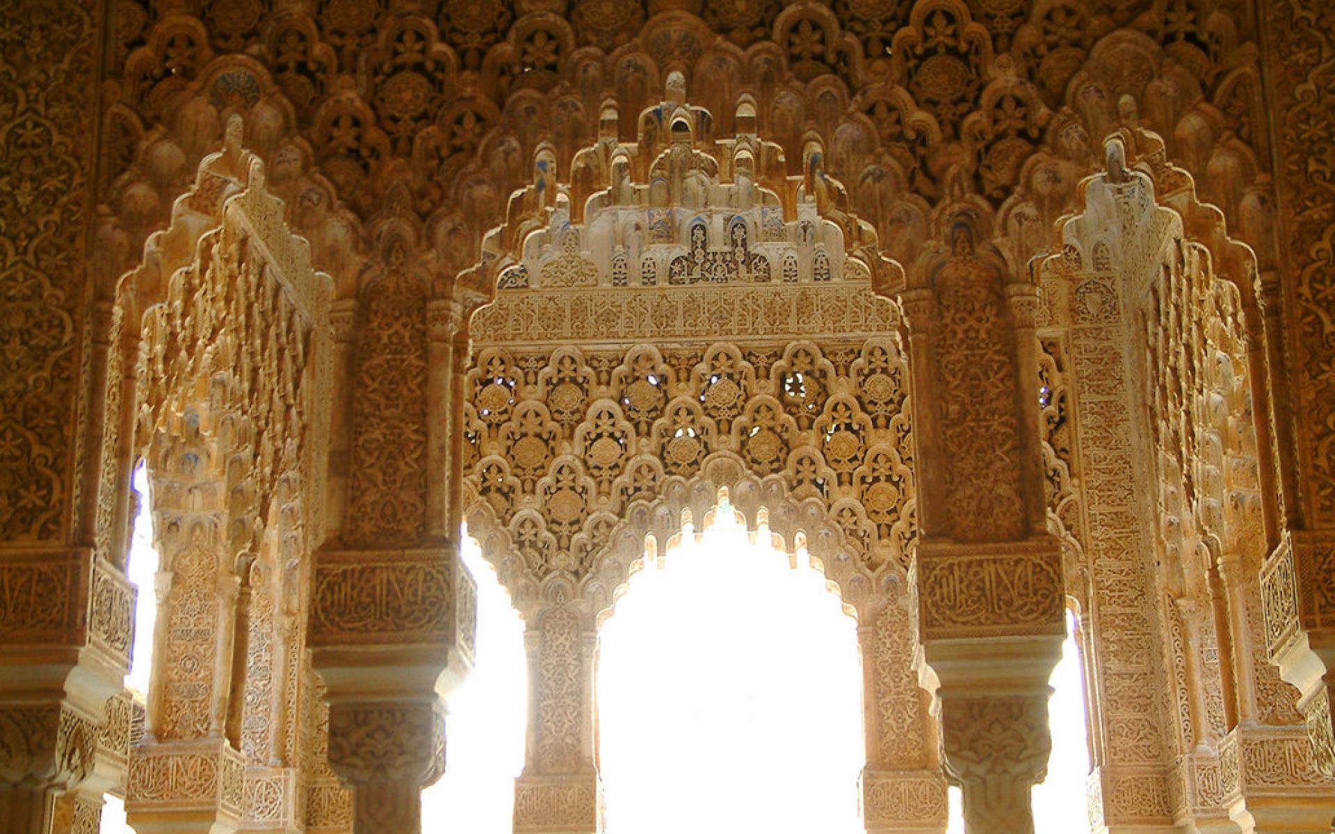 Architecture Alhambra Palace Internal Structure 340491 Wallpaper