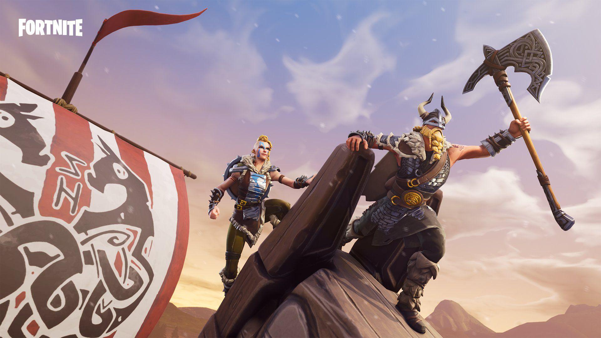 Fortnite Background Vikings Wallpaper and Free