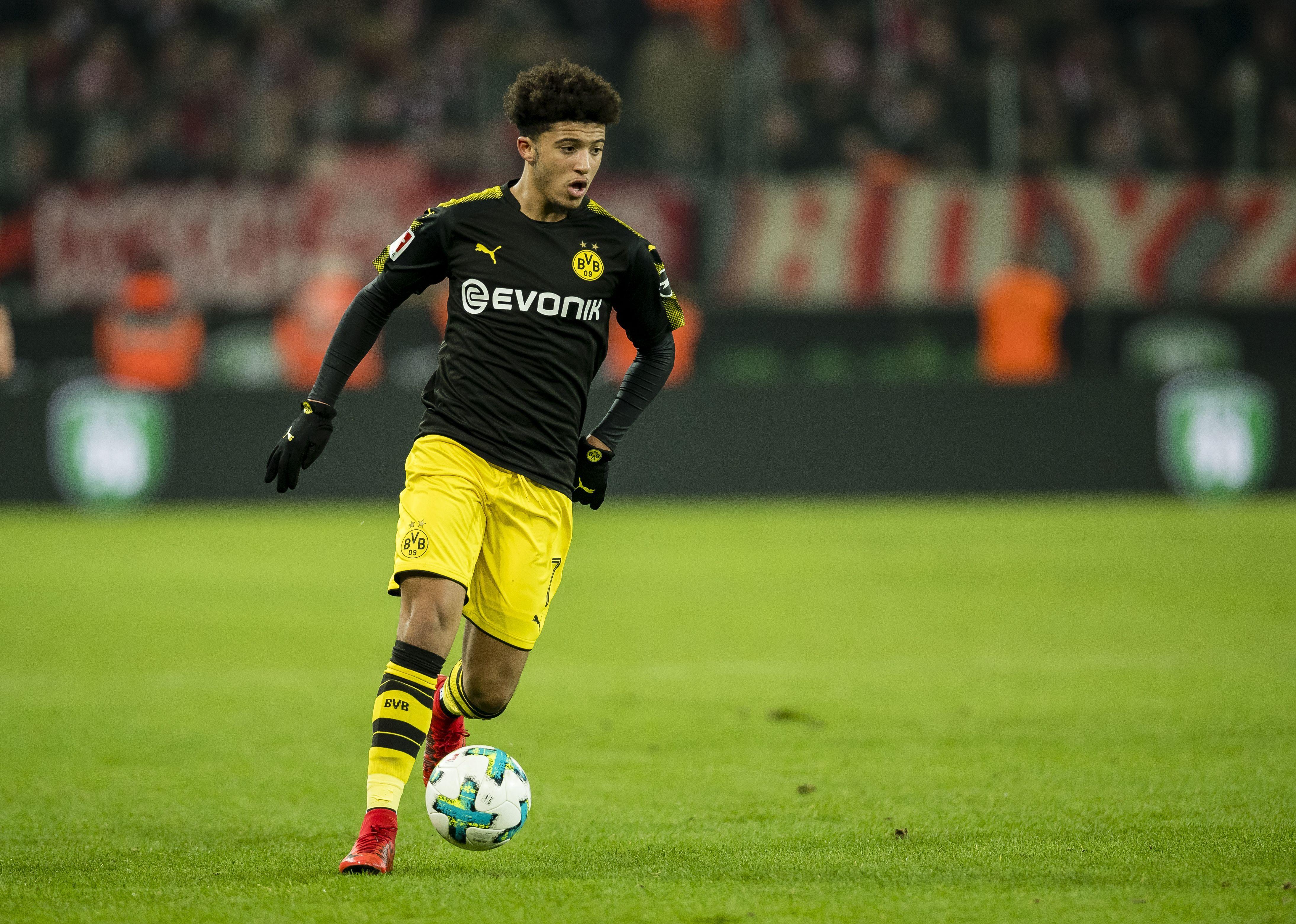 Jadon Sancho living the 'dream' at Borussia Dortmund