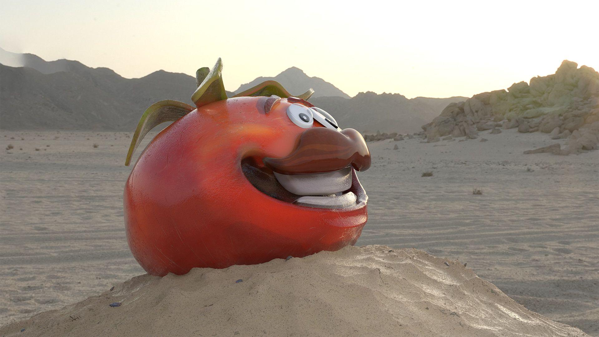 Tomato Head Found In the Desert, Roee