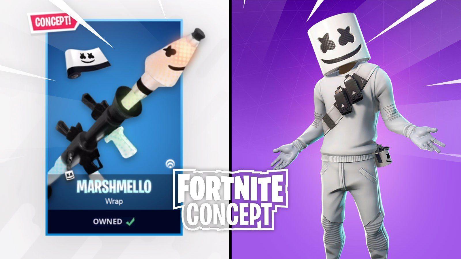 Marshmello Fortnite wallpaper