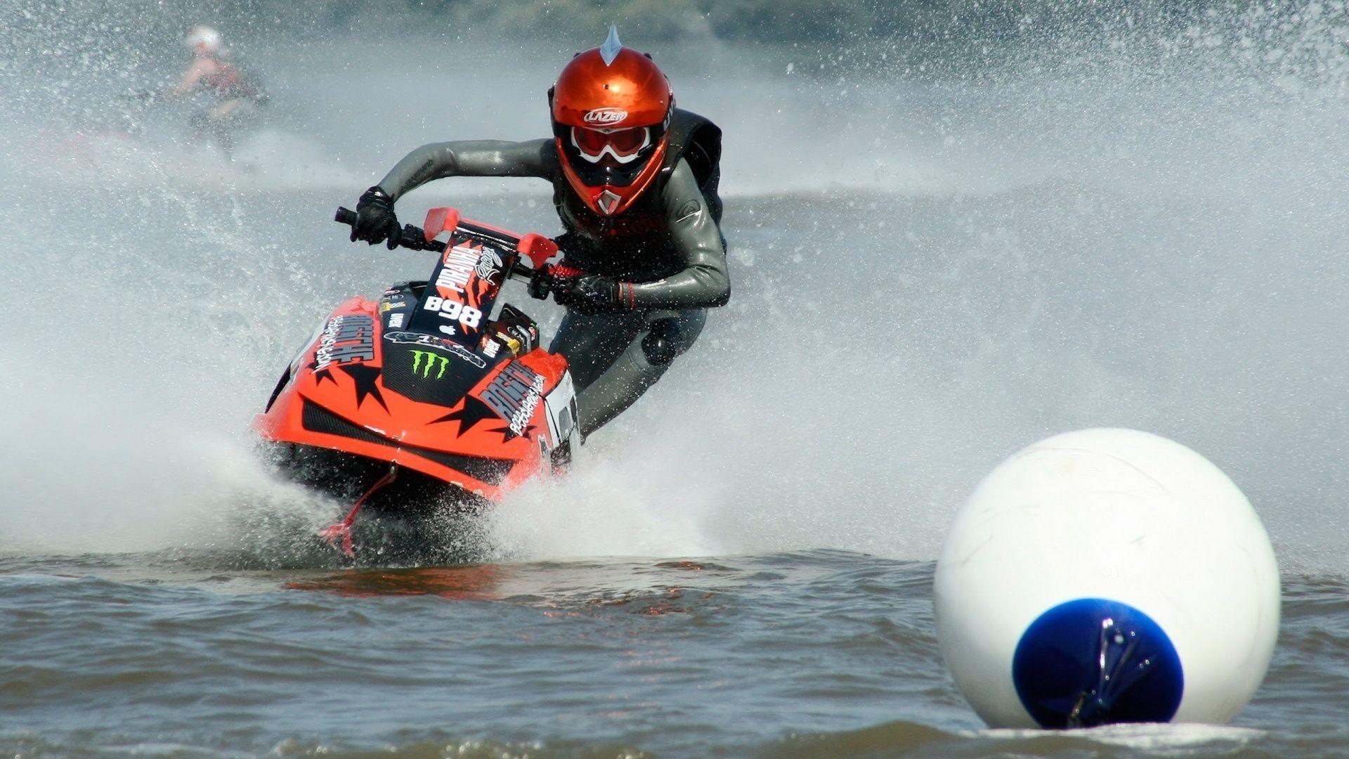 Download 1920x1080 Wallpaper Jetboat, Racing, Powerboating, Scooter