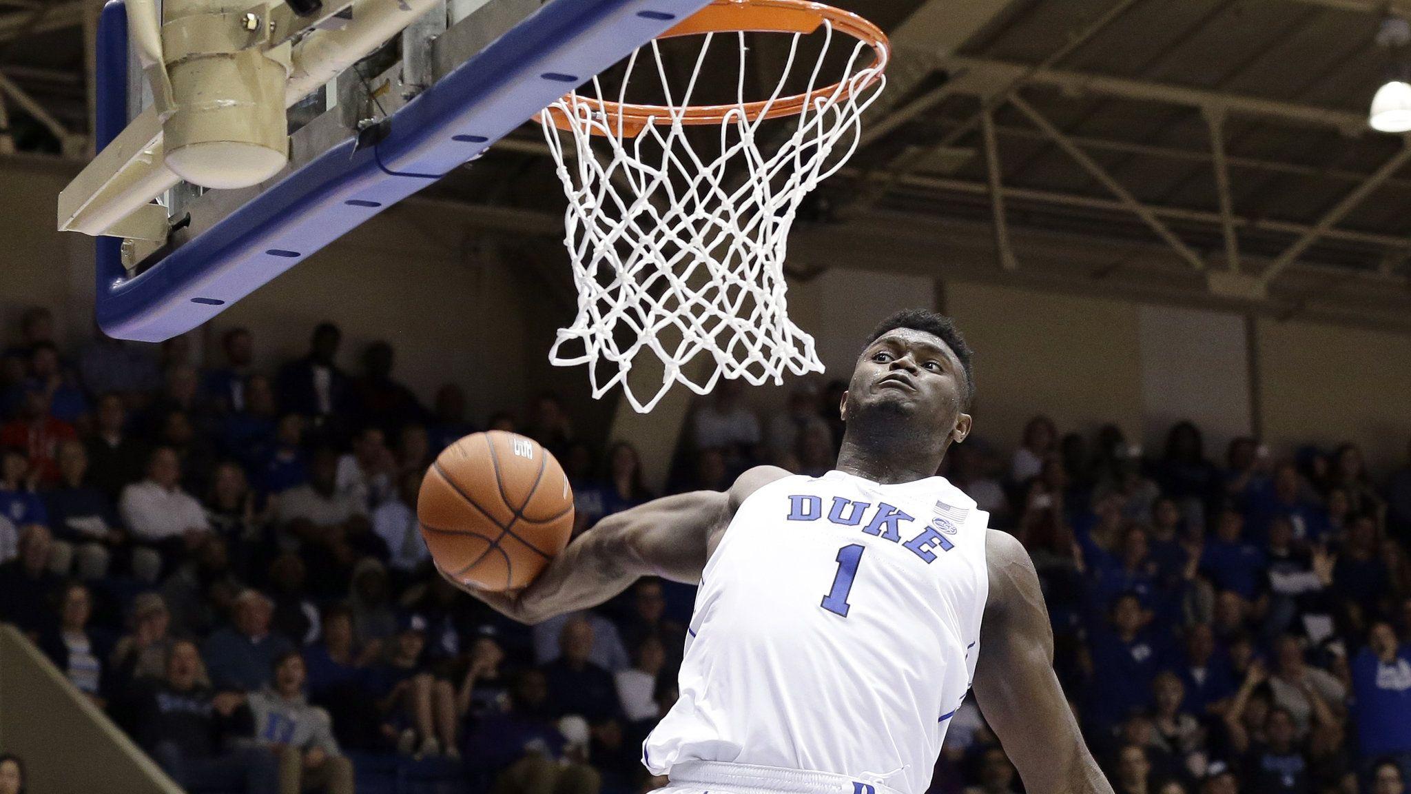 Alley Oop From Duke Freshman Phenom Zion Williamson Vs. EMU Is Must