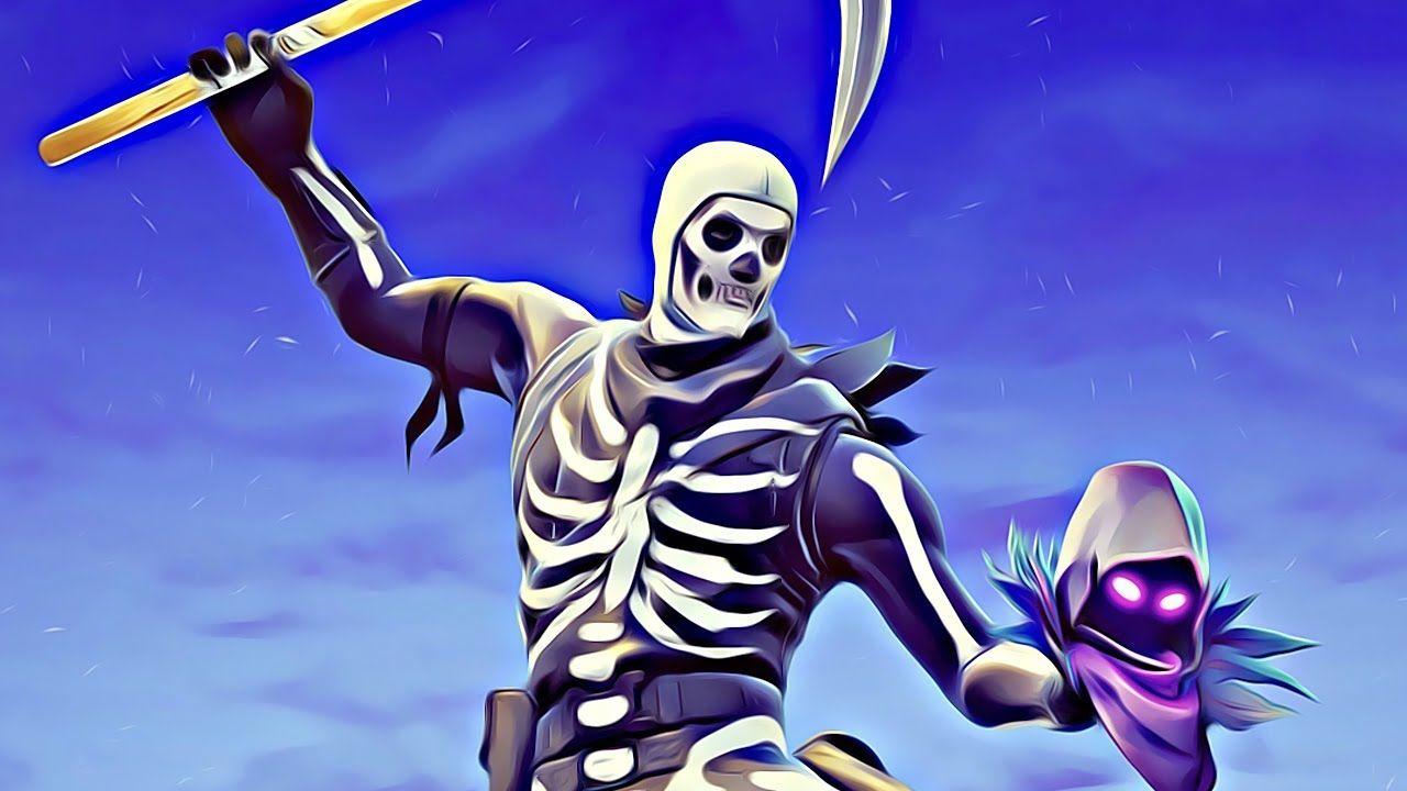 Download Skull Trooper 4K 8K HD Fortnite Battle Royale Wallpaper