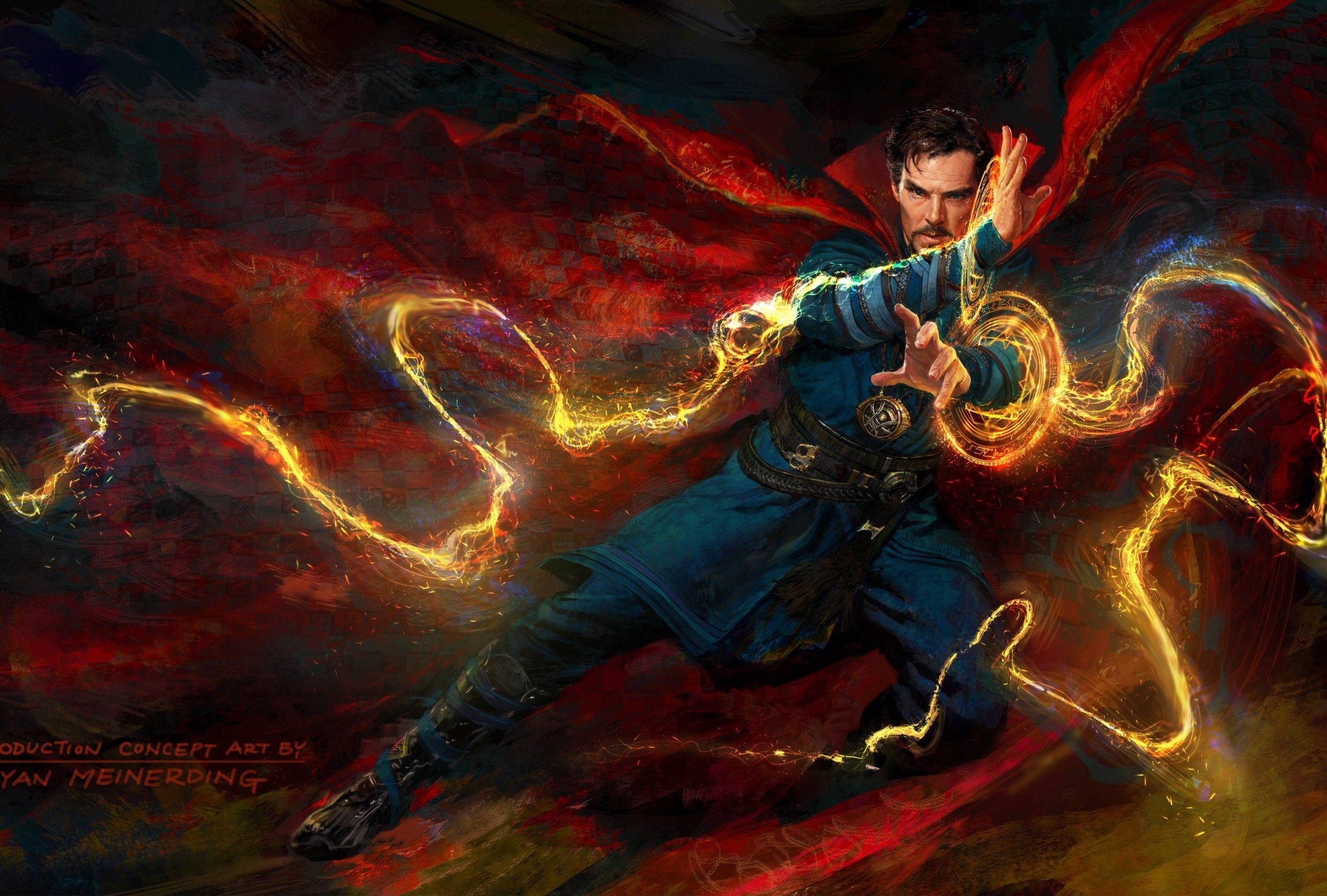 Download 2500x1688 Doctor Strange, Benedict Cumberbatch, Artwork