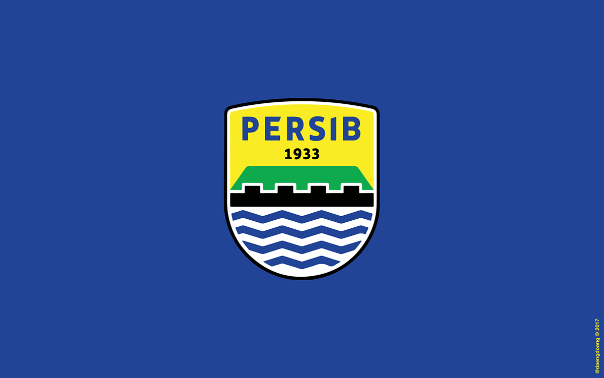 Persib Wallpaper Design on Student Show