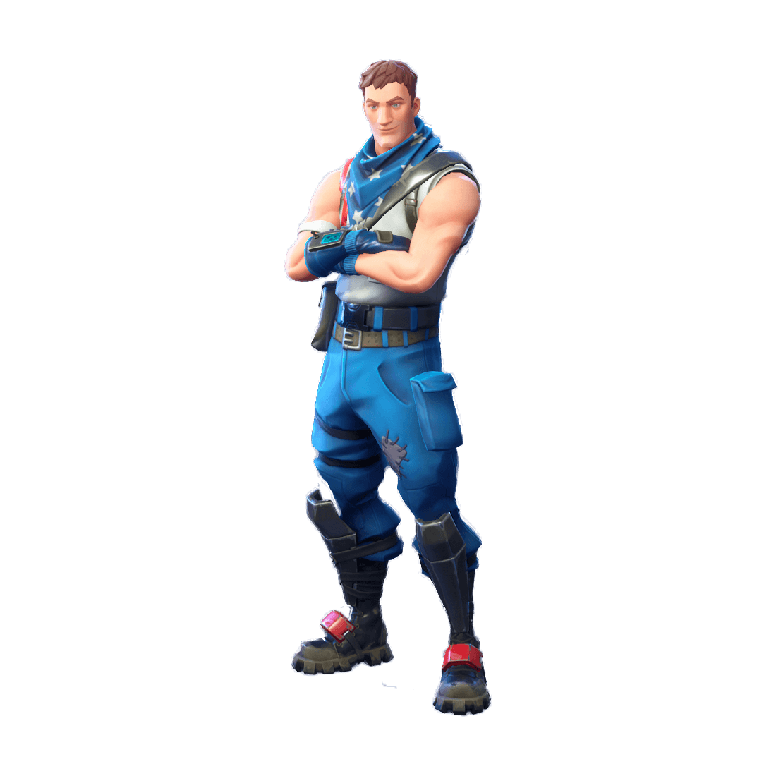 Uncommon Star Spangled Trooper Outfit Fortnite Cosmetic Cost 800 V