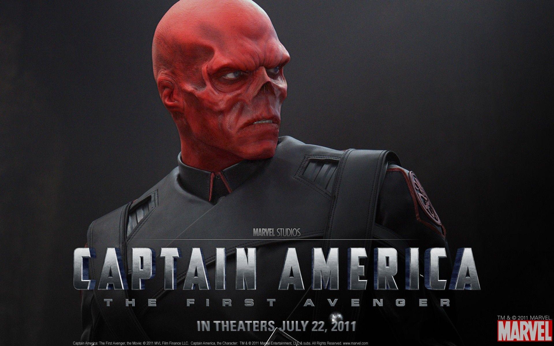 Captain America Wallpaper Red Skull
