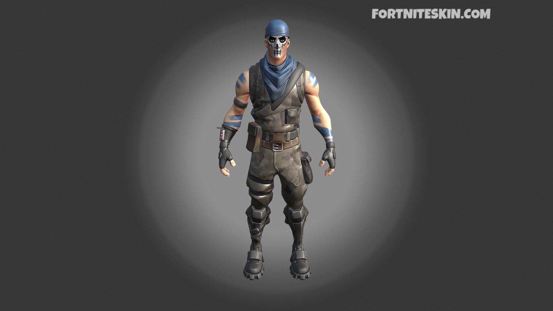 FORTNITE Warpaint Outfit model by FortniteSkin.com