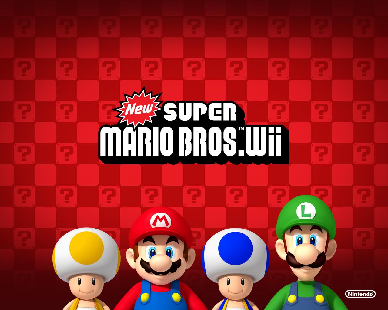 TMK. Downloads. Image. Wallpaper. New Super Mario Bros. Wii (Wii)