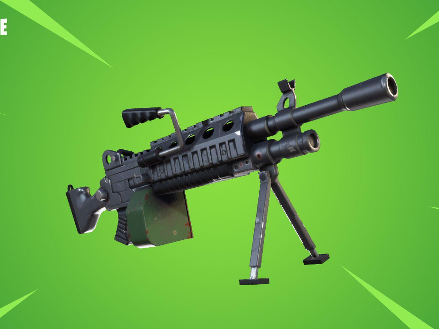 Fortnite update adds LMGs and fixes 'dick bullets'
