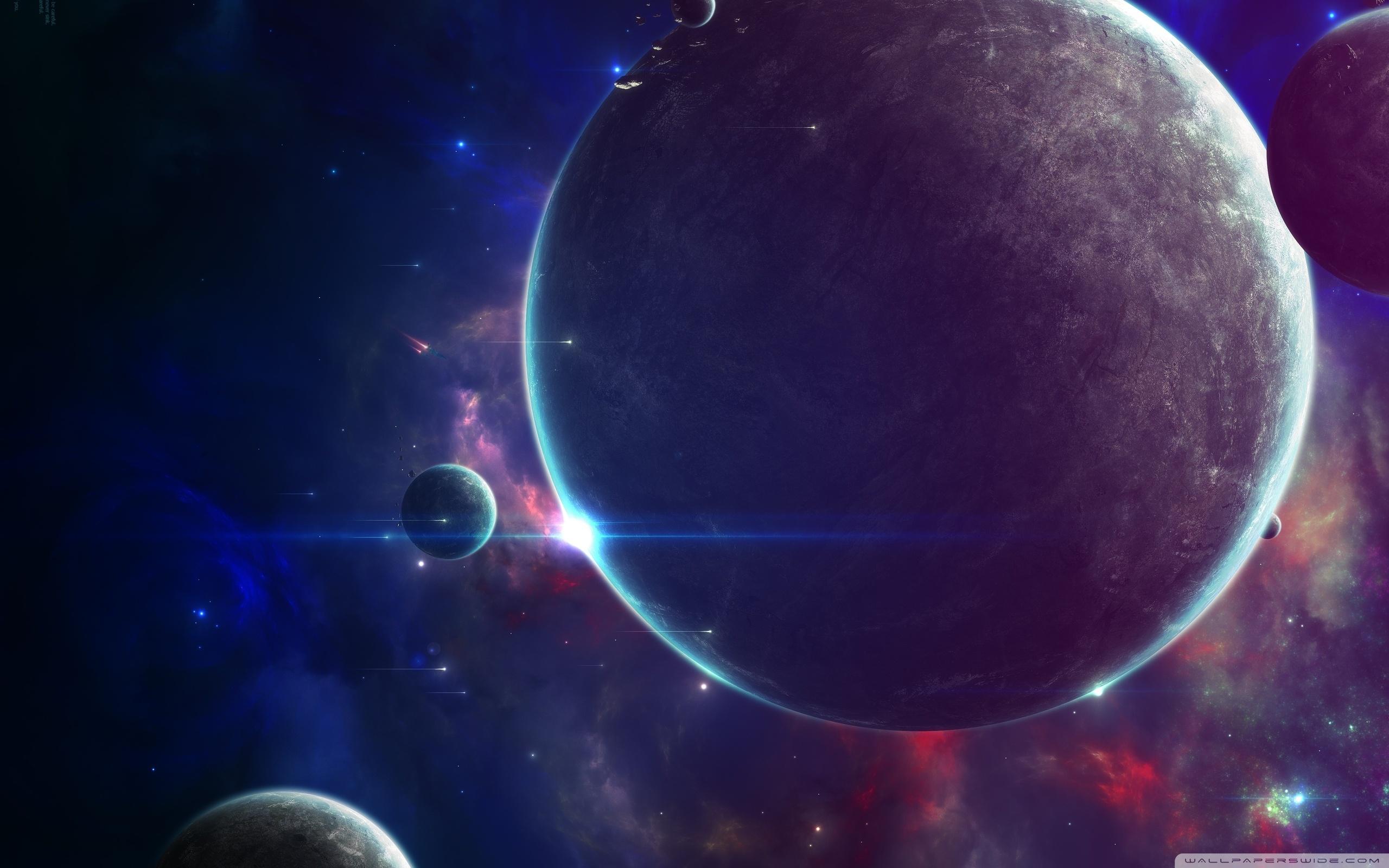 Download Close Planets Art HD Wallpaper