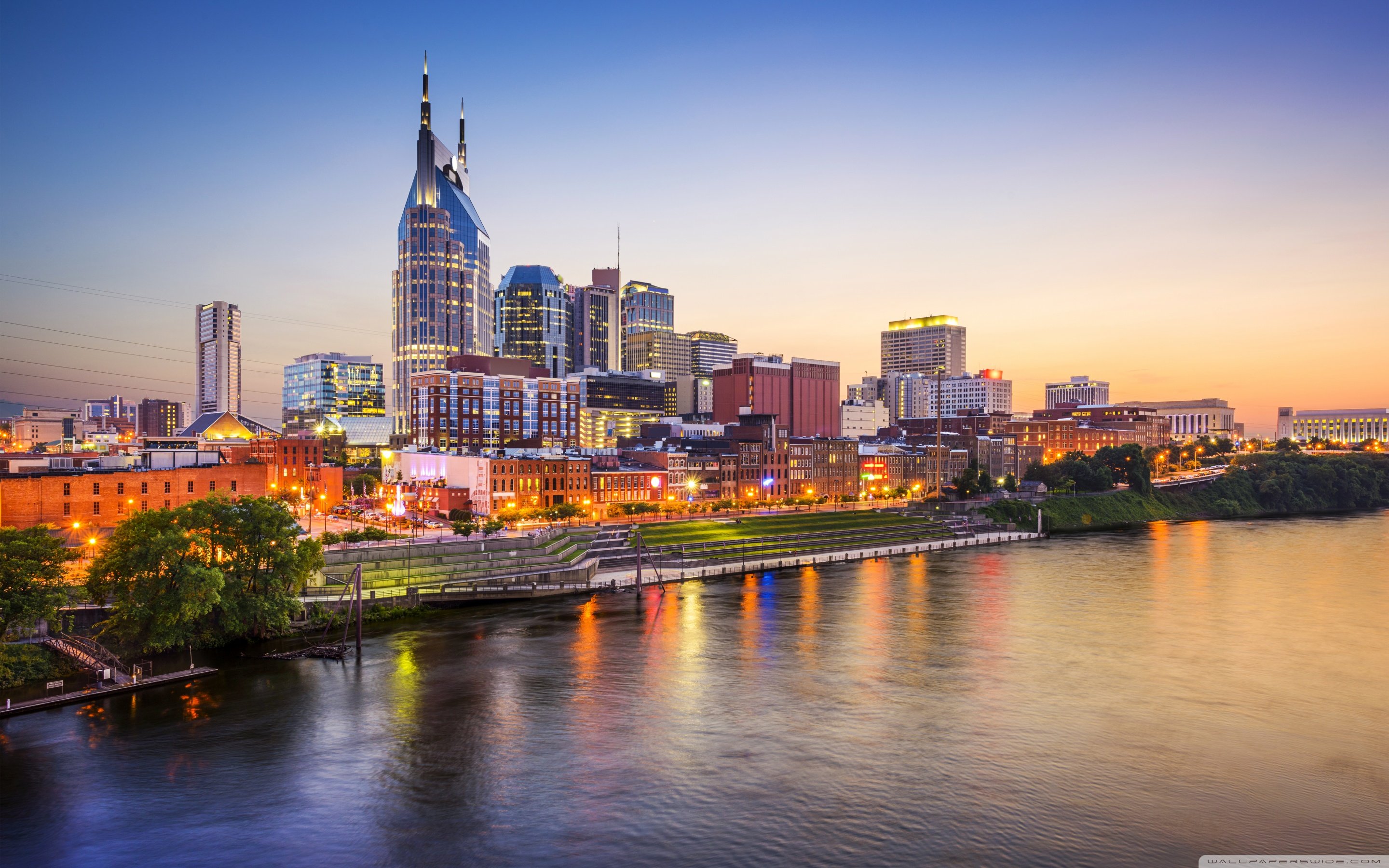 Downtown Nashville, Tennessee ❤ 4K HD Desktop Wallpaper for 4K