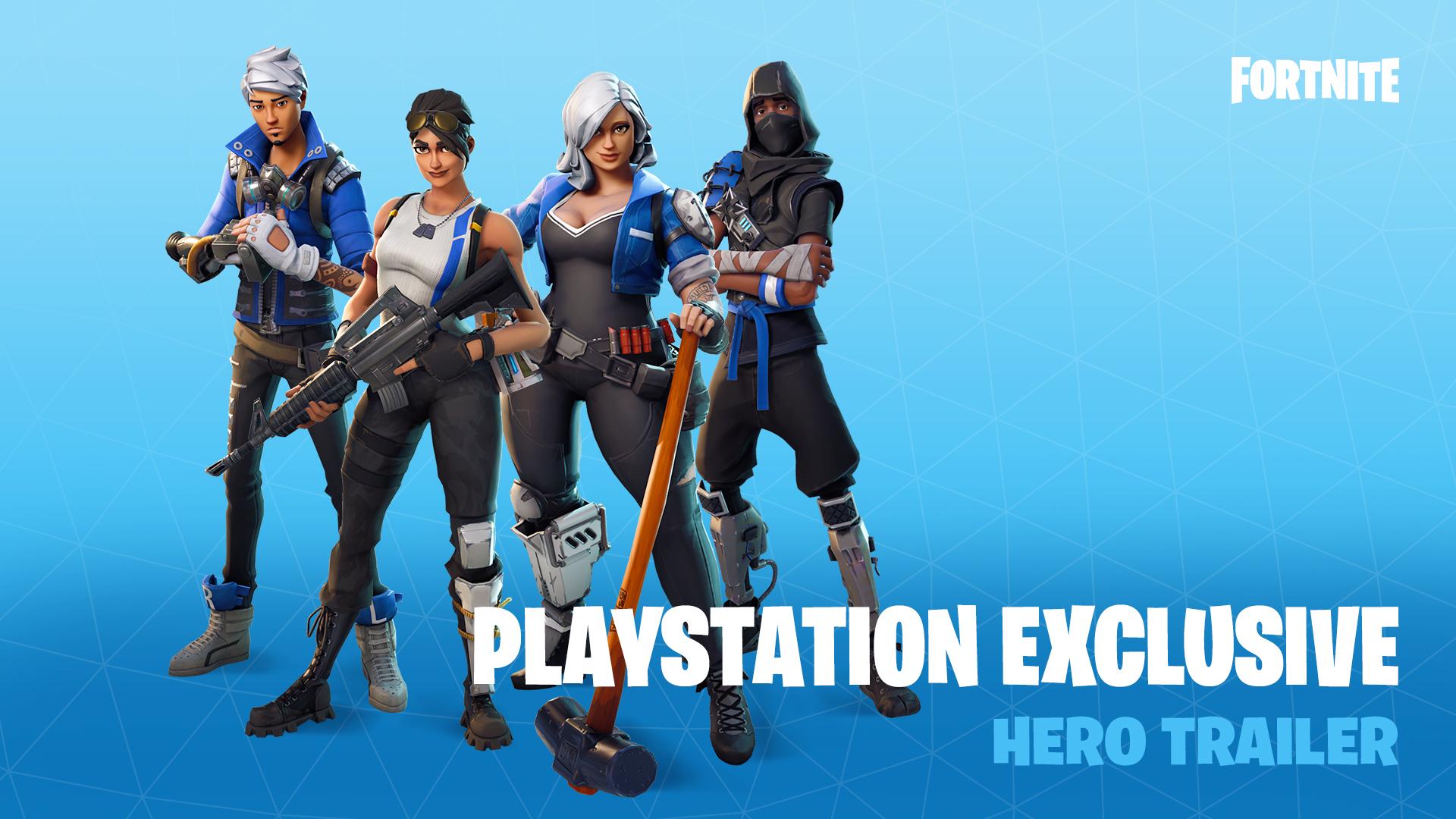 Fortnite Is Here With Exclusive PS4 Heroes