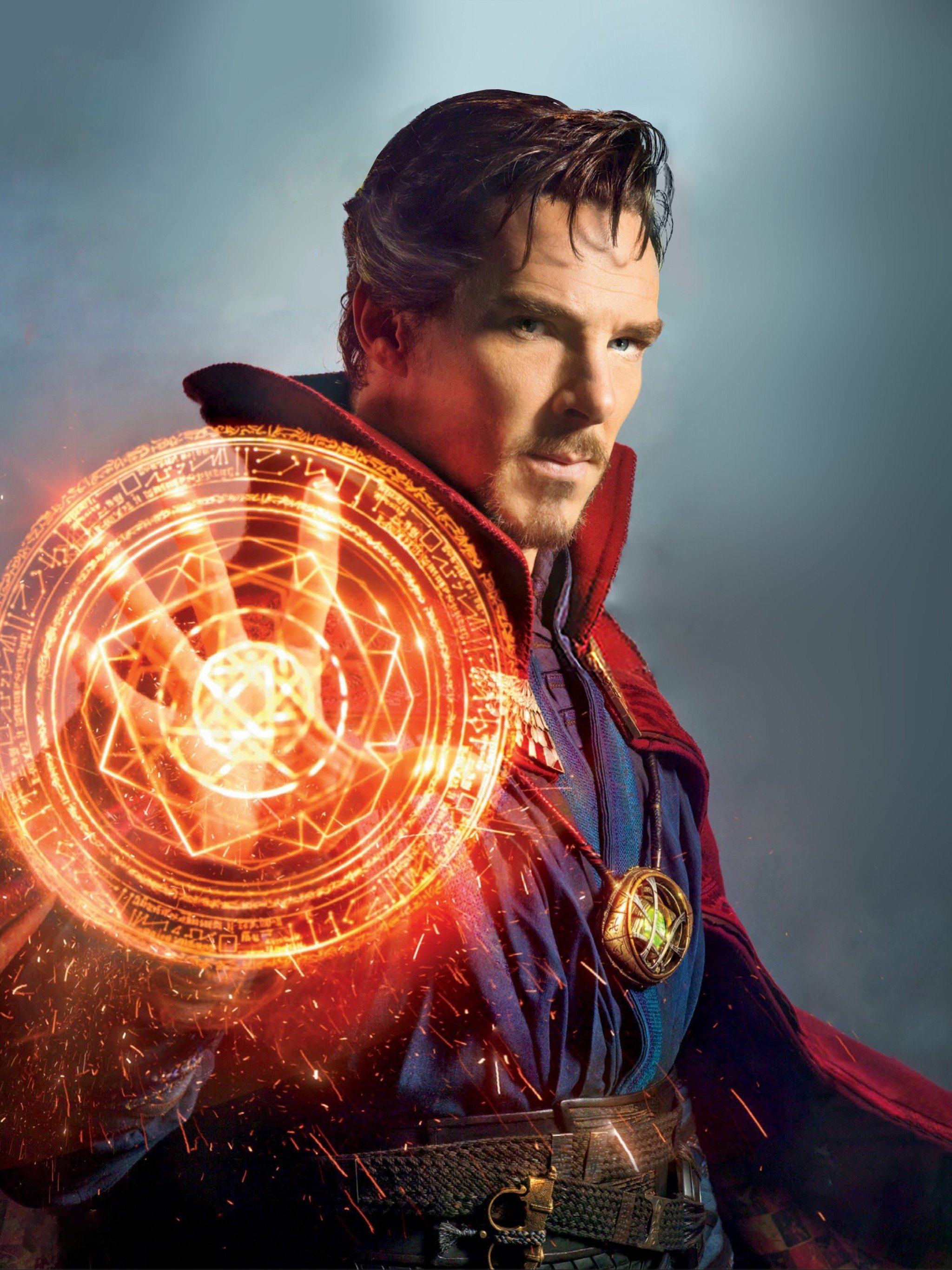 Download 2048x2732 Doctor Strange, Magic, Cape, Benedict Cumberbatch