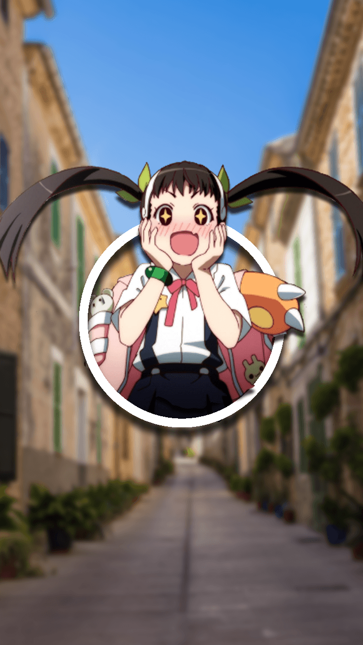 Wallpaper Hachikuji Mayoi mobile size