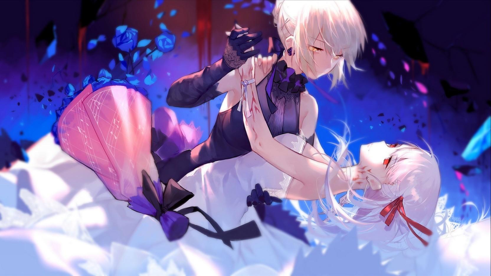 Athah Anime Fate Grand Order Fate Series Sakura Matou Saber Alter