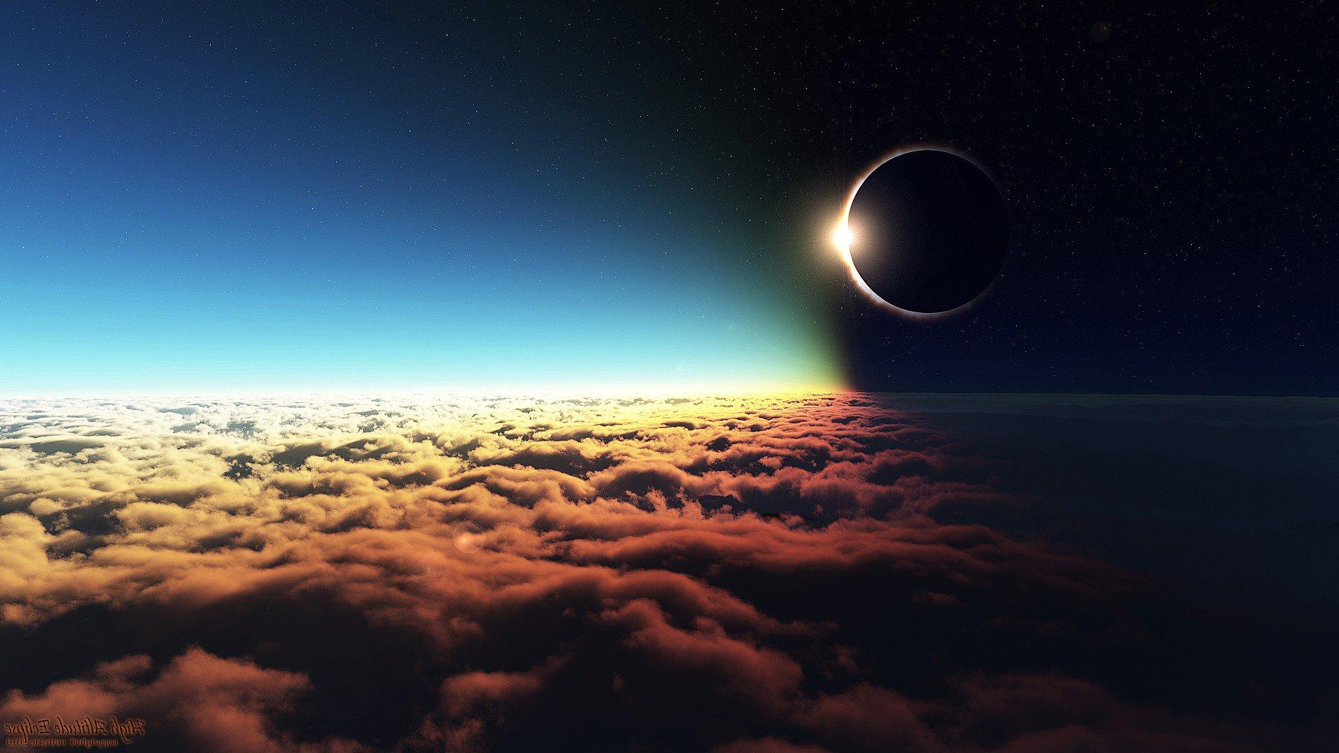 Eclipse Altitude, HD Digital Universe, 4k Wallpaper, Image