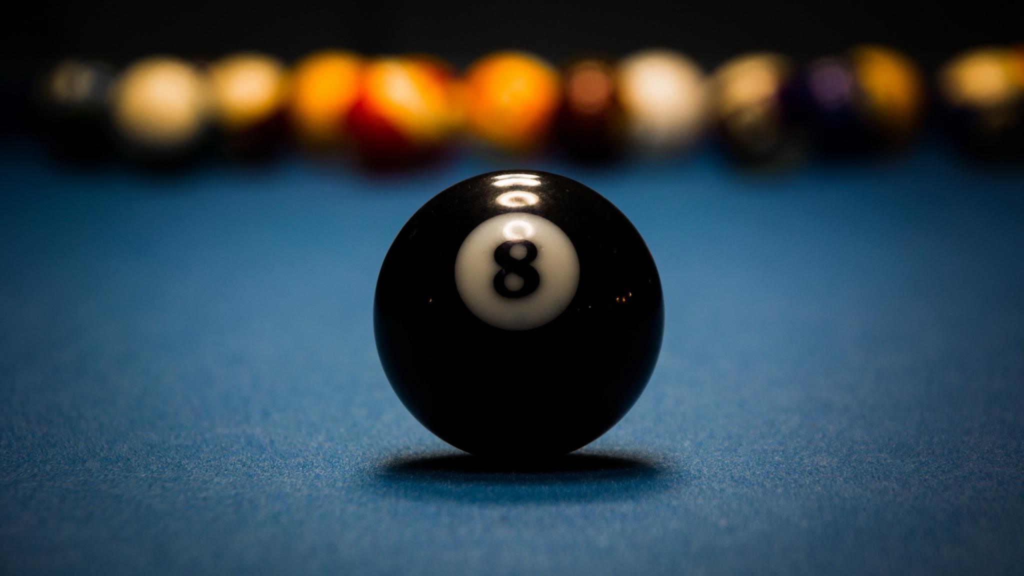 Billiards Ball Macro Wallpaper