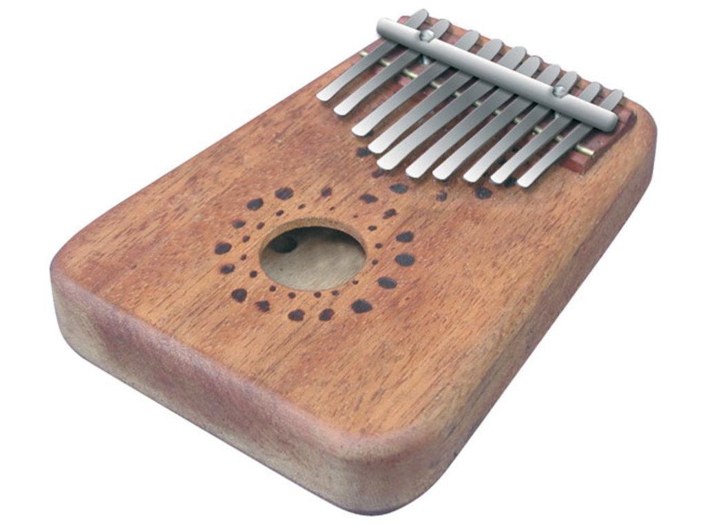 Kalimba Planet Music DP African Finger Piano, 10 bars, 13 x 18 x 3cm