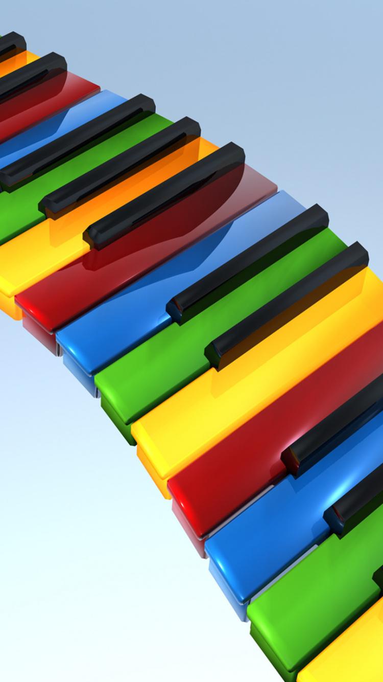 Download 750x1334 Wallpaper Musical Keyboard, Musical Instruments