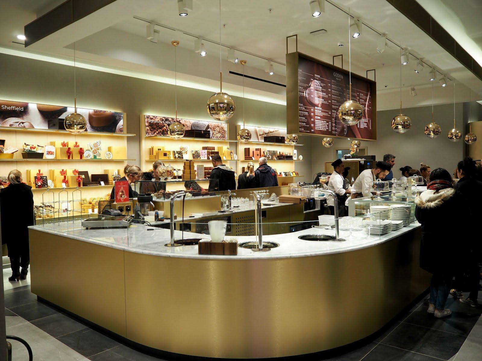 New to Meadowhall. Godiva Chocolate Cafe + Dine
