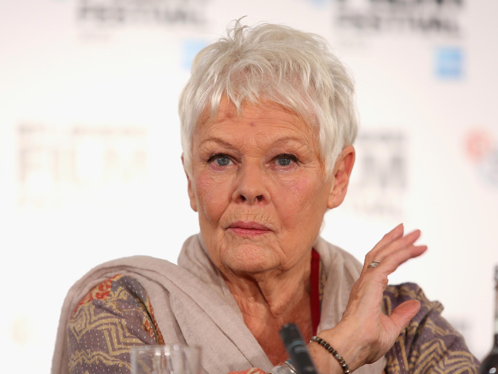 Judi Dench can't read scripts because of failing eyesight