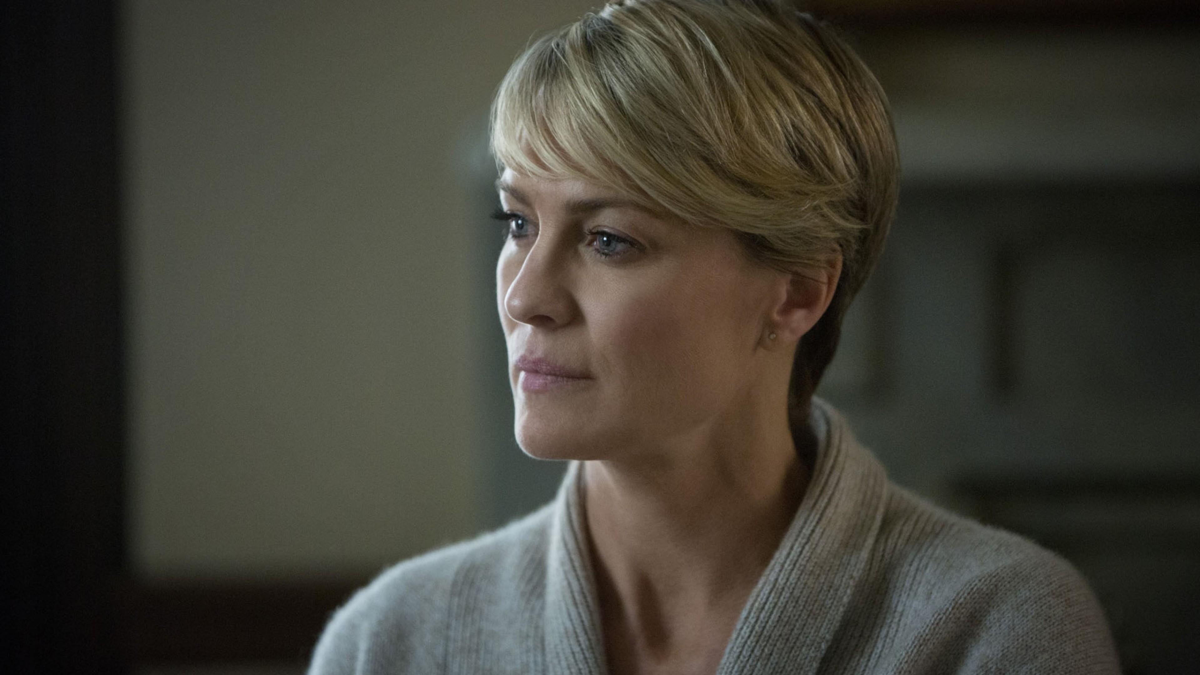 Download 3840x2160 Robin Wright, Singer, Actress, Blonde, Profile