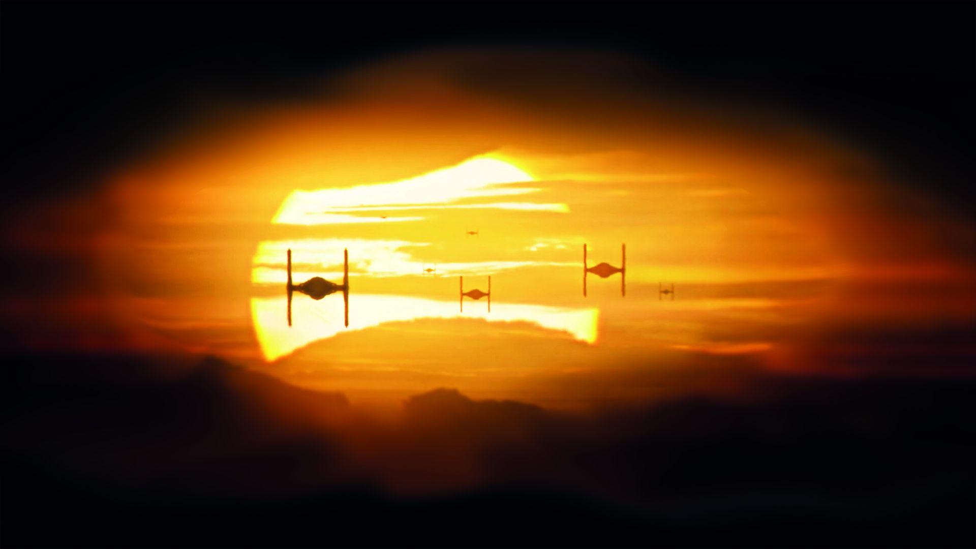 Star Wars The Force Awakens TIE Fighters Background