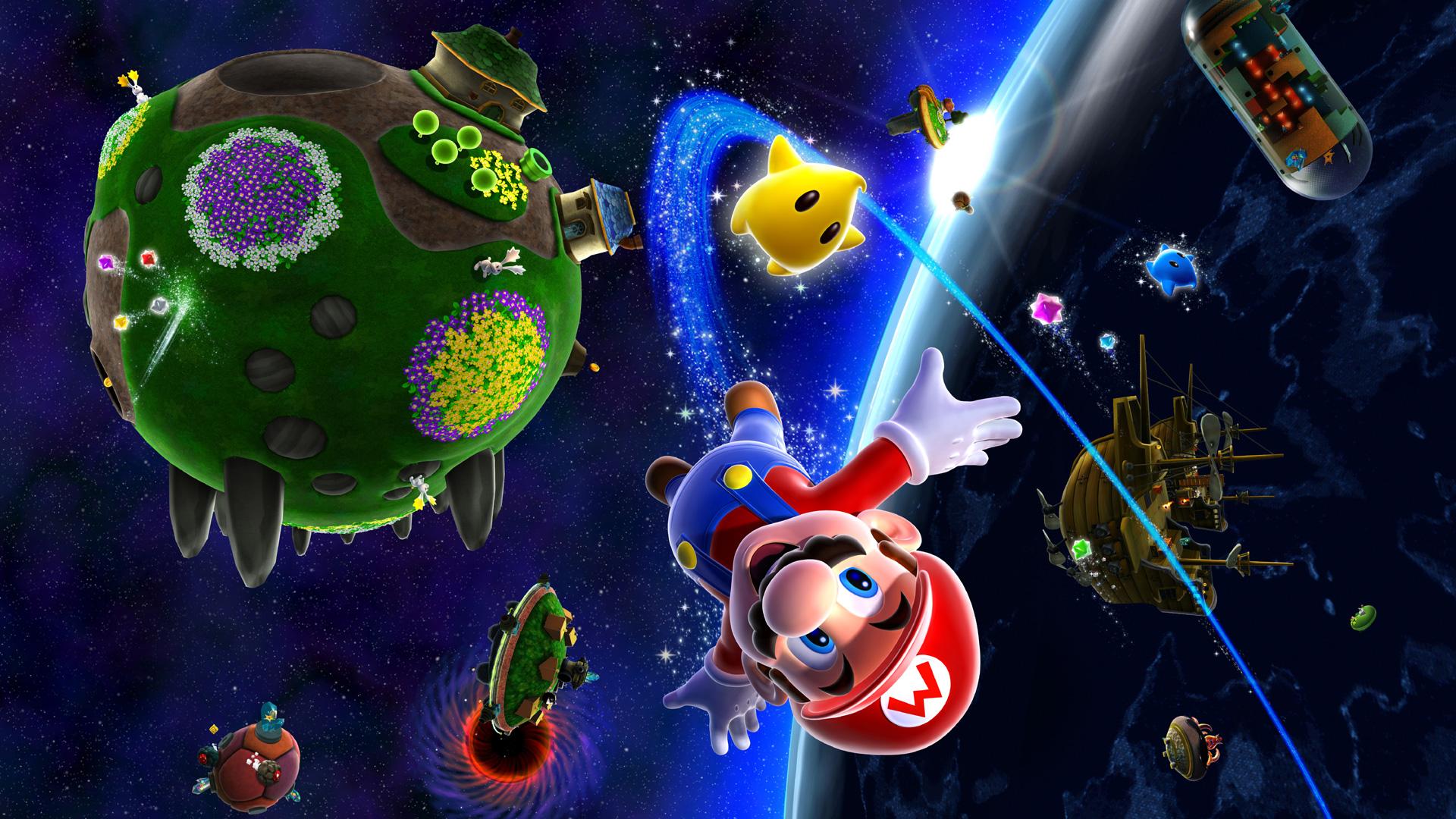 Super Mario Galaxy HD Wallpaperx1080