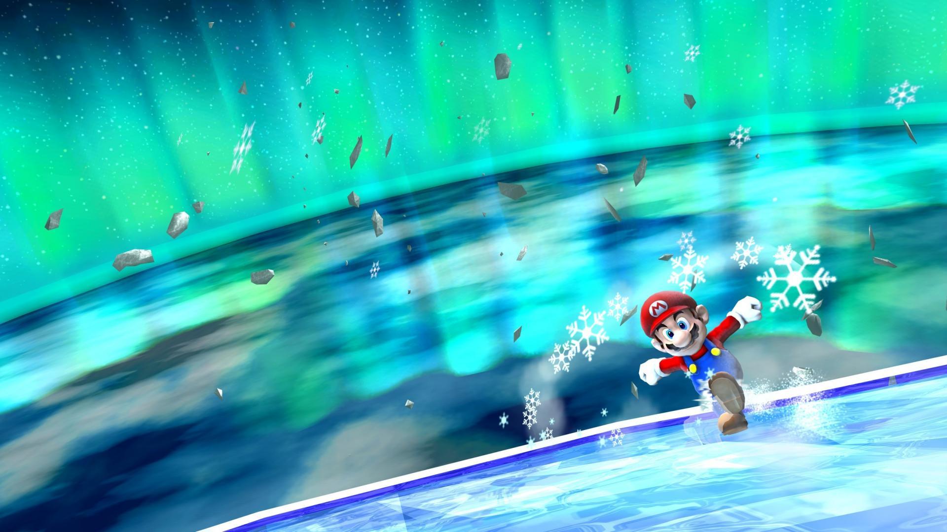 Video games super mario galaxy wallpaper