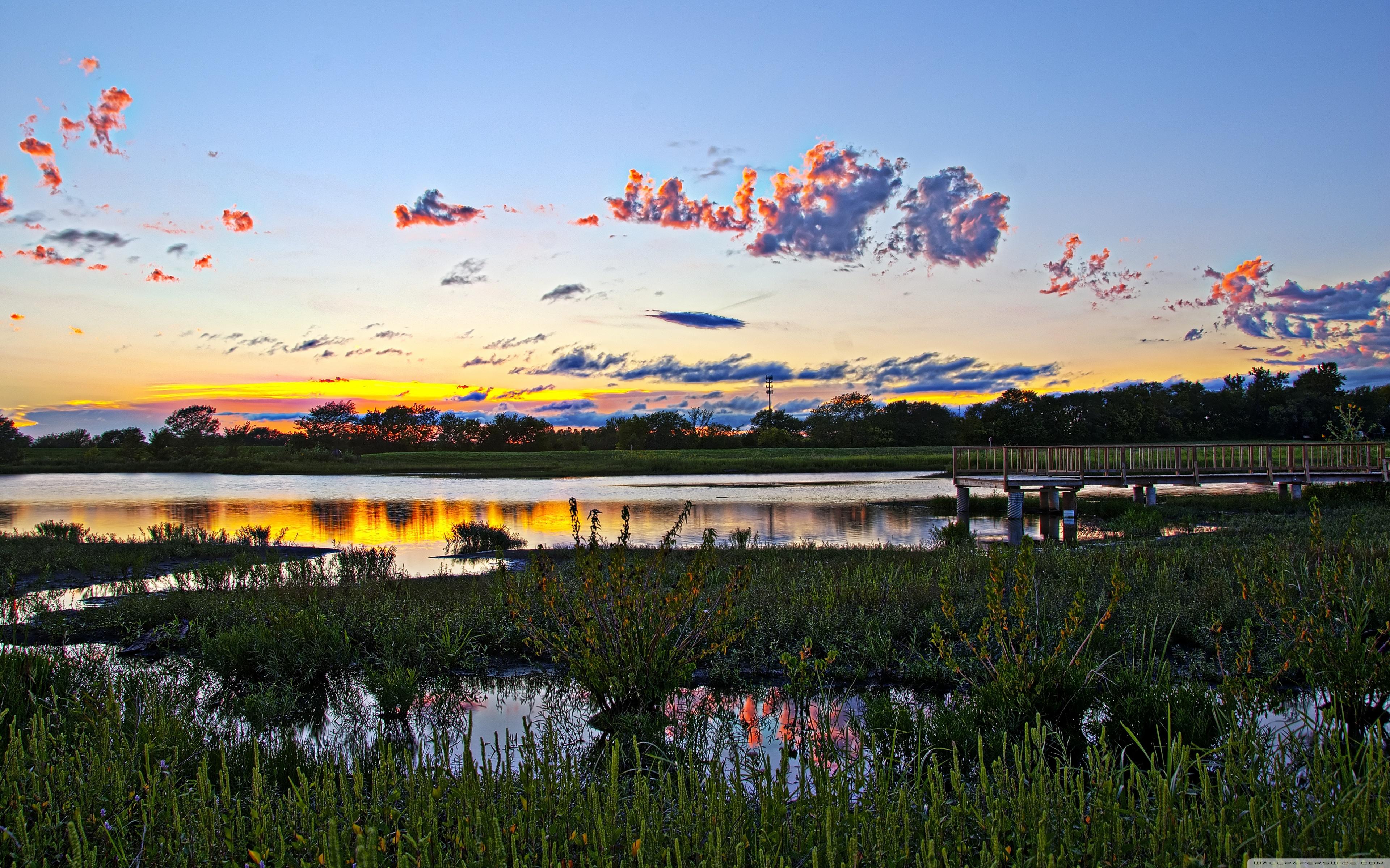 Wetlands, Lawrence, Kansas ❤ 4K HD Desktop Wallpaper for 4K Ultra