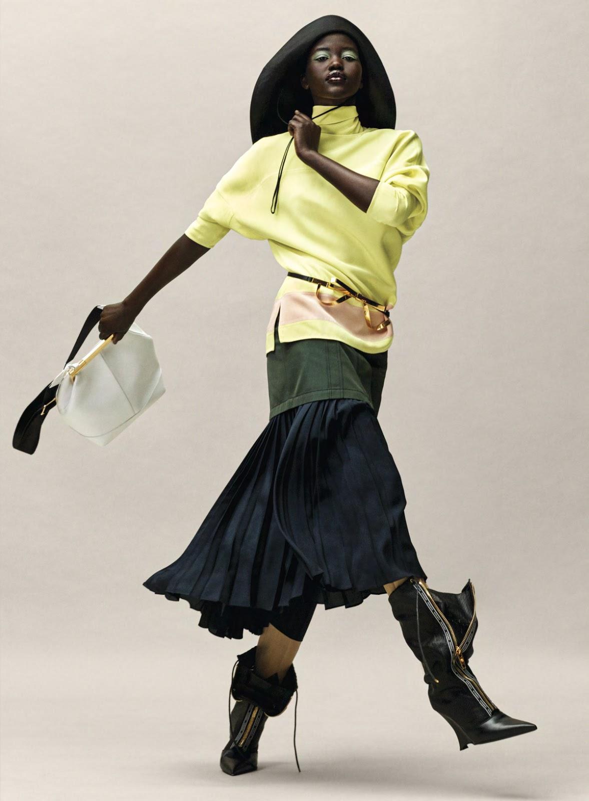 Adut Akech in Vogue USA January 2019