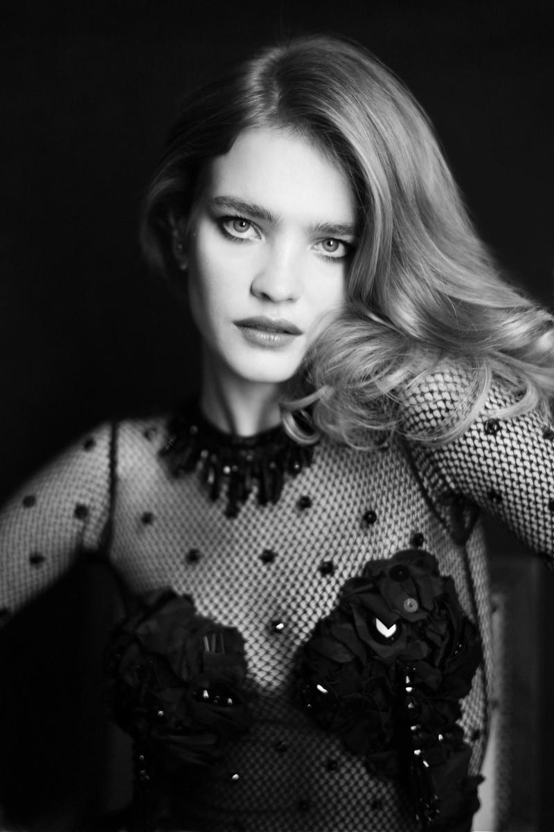 Natalia Vodianova Charms for Mathieu Cesar in Elle China Cover Story