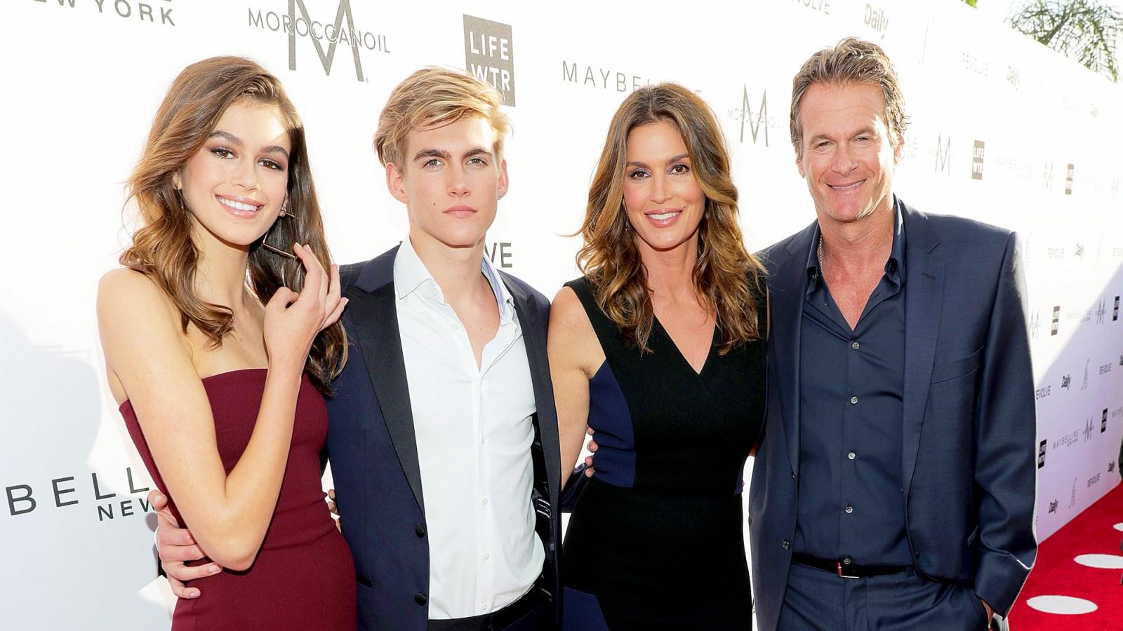 Cindy Crawford and Her Family Turned It Out For the Fashion L.A. Awards